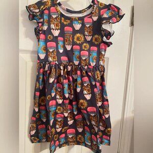 New Boutique Sunflower Pencil Dress